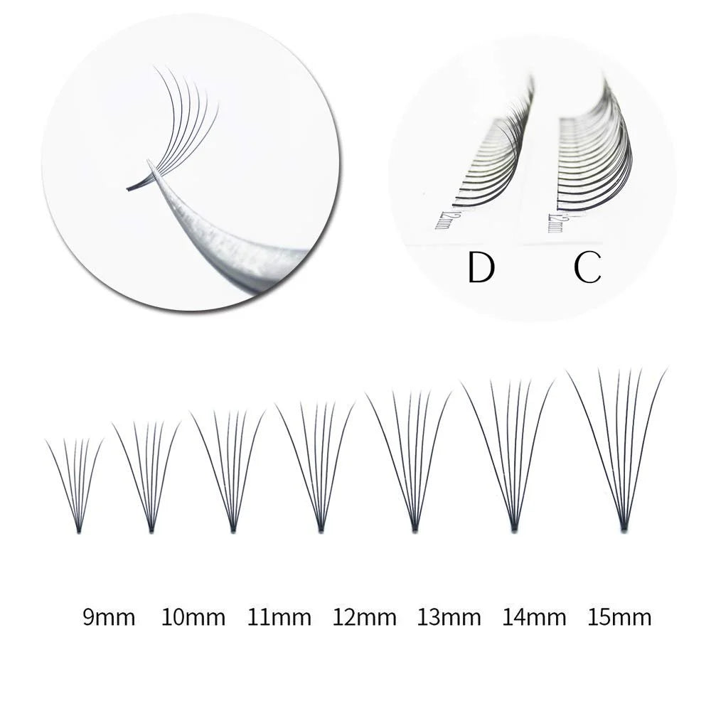 6D Pre-Made Fan Lashes