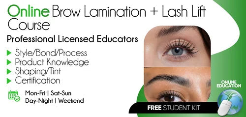 Online Lash Lift & Brow Lamination Course